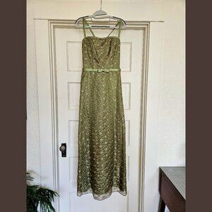 Jessica McClintock Apple Green Formal Dress
